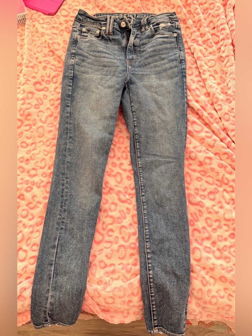 american eagle super hi rise leggings jeans size 4